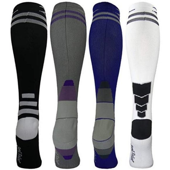 4 Pair Athletic Design Medium/Large Premium Qualit - Picture 1 of 9